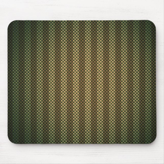 Neutral striped carbon fiber patterned mouse pad (Front)