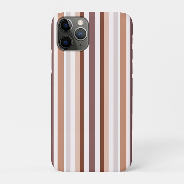 Neutral Stripes Case-Mate iPhone Case (Back)