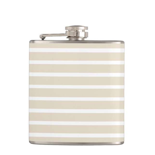 Neutral Stripes Flask (Front)