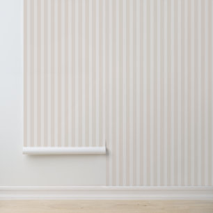 Neutral Stripes Minimalist Wallpaper