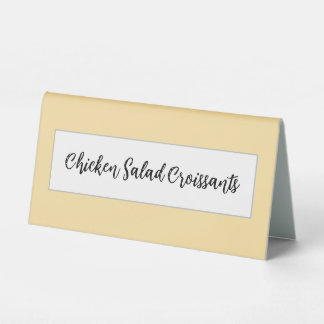 Neutral Tabletop Sign for Showers & Events