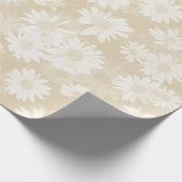 Elegant Solid Pastel Bone Beige White Plain Wrapping Paper | Zazzle