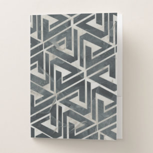 Neutral Tile Collection - Geometric Pocket Folder