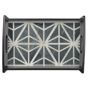 Neutral Tile Collection Serving Tray