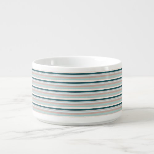 Neutral Tones Striped Bowl