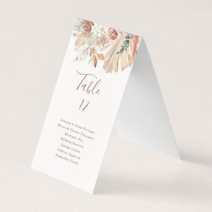 Neutral Tropical Watercolor Palm Floral Wedding
