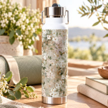 Neutral Vintage White Wildflower Floral