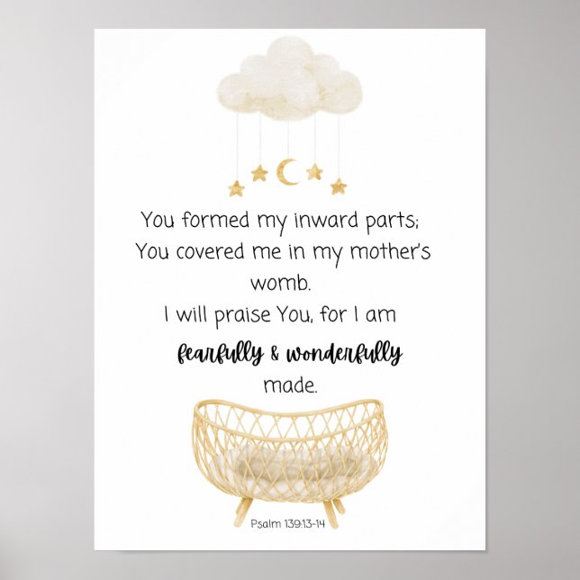 Neutral Watercolor Nursery Wall Art (Front)