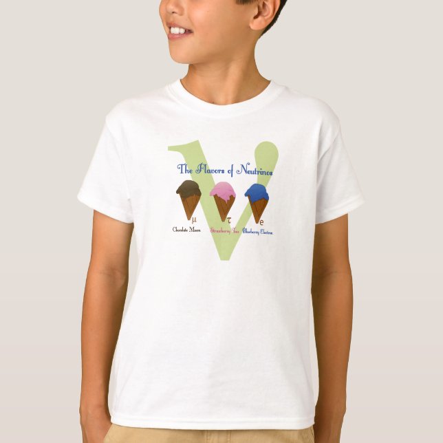Neutrino Flavors Physics Fun Shirt (Front)