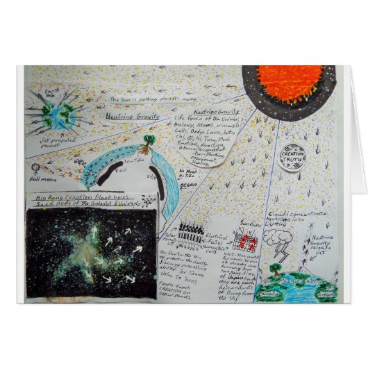 Neutrinos are Gravity, Cards (Front Horizontal)