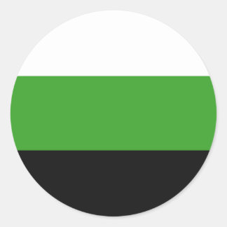 Neutrois Pride Flag Classic Round Sticker