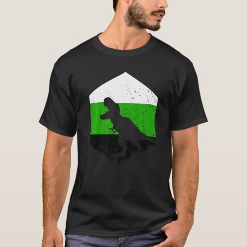 Neutrois Pride Flag  Dinosaur Neutrois Flag T_Shirt