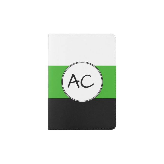 Neutrois Pride Flag Passport Holder (Front)