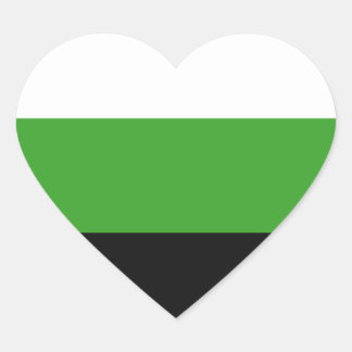 Neutrois Pride Heart Sticker