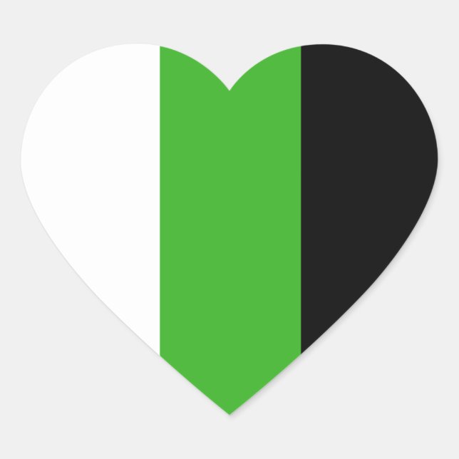 Neutrois stickers - hearts (Front)