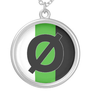Neutrois symbol necklace