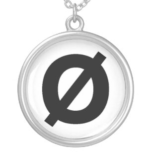 Neutrois symbol necklace