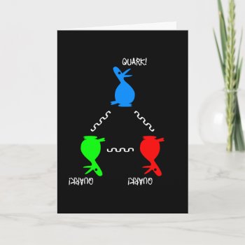 Neutron Quark Duck Birthday Card by Iantos_Place at Zazzle