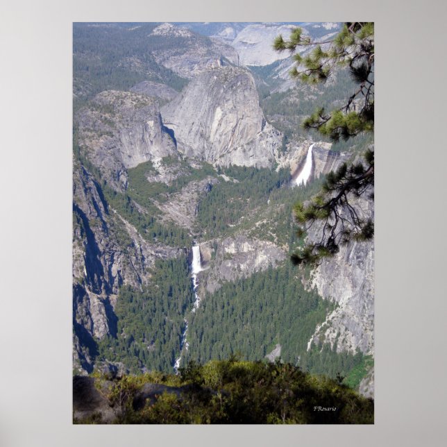 Nevada and Vernal Falls (Poster) Poster (Front)