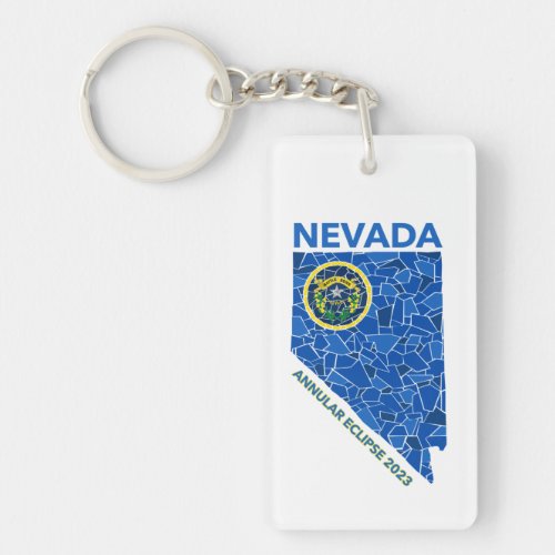 Nevada Annular Eclipse Acrylic keychain