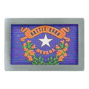 Nevada Battle Born Belt Buckle