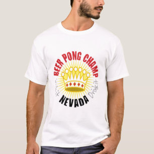 Nevada Beer Pong Champ T-Shirt