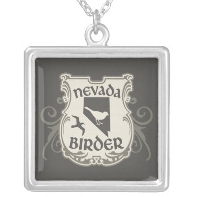 Nevada Birder Silver Plated Necklace