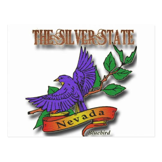 Nevada State Map Postcard | Zazzle.com