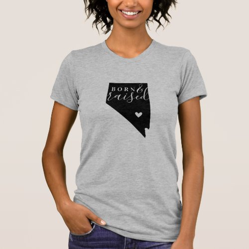 Nevada Born and Raised State Tee