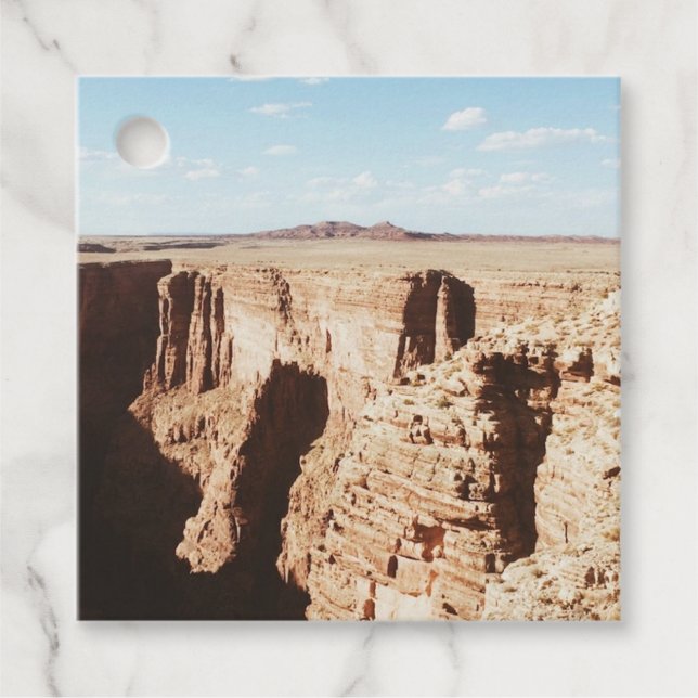 Nevada Canyon  Favor Tags (Front)