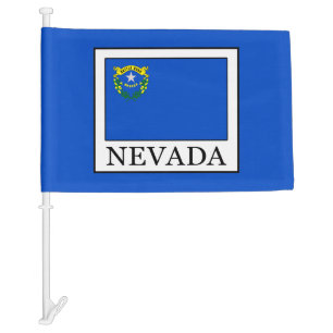 Nevada Car Flag