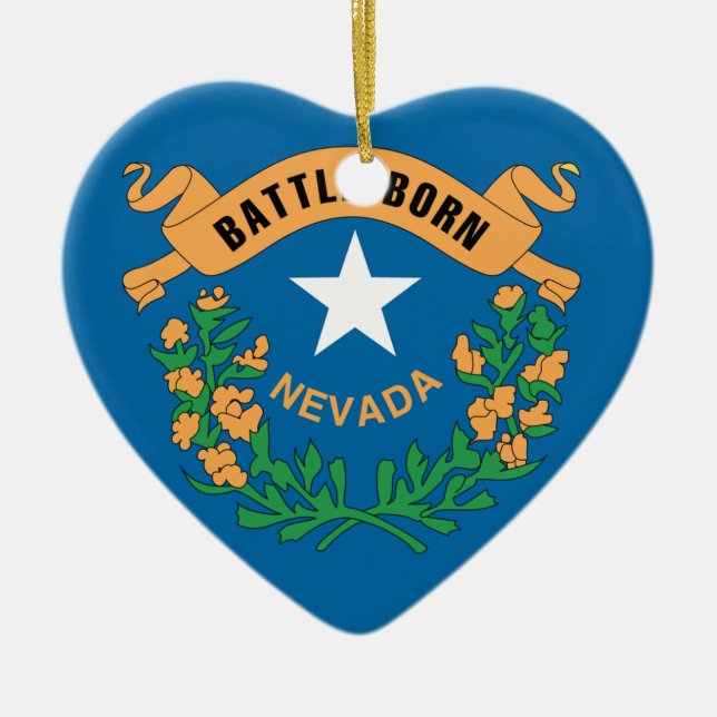 NEVADA CERAMIC ORNAMENT (Front)