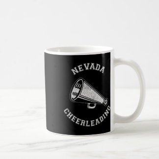 Nevada Cheer Distressed Retro 90's Cheerleader Coffee Mug