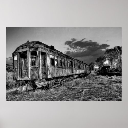 Nevada City Ghost Town Train Poster