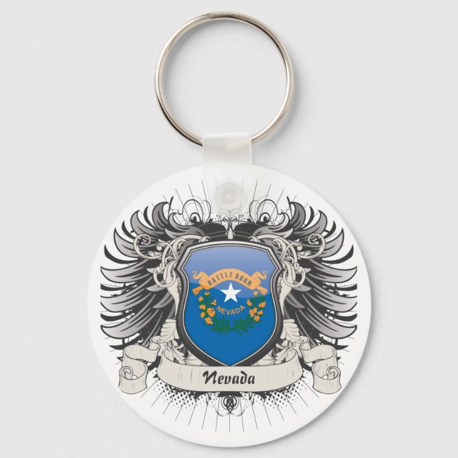 Nevada Crest Keychain (Front)