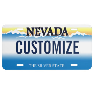 Nevada Custom License Plate