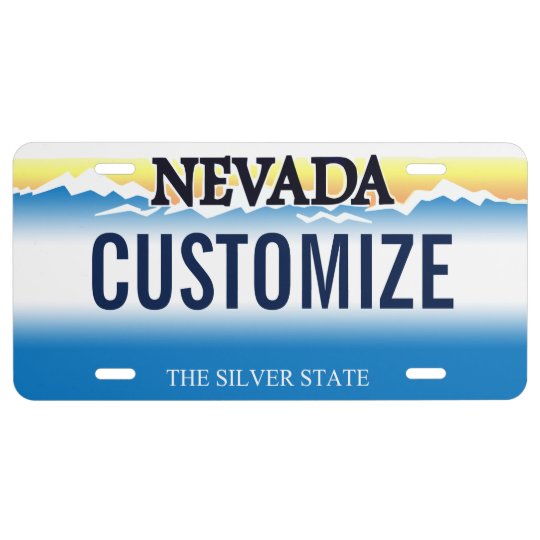 Nevada Custom License Plate