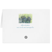 Nevada Desert Cactus Plant Drawing Cards (Back Horizontal)