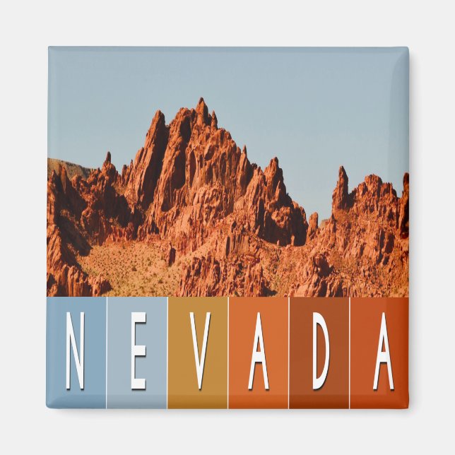 Nevada Desert  Magnet (Front)