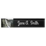 Nevada Falls at Yosemite National Park Desk Name Plate