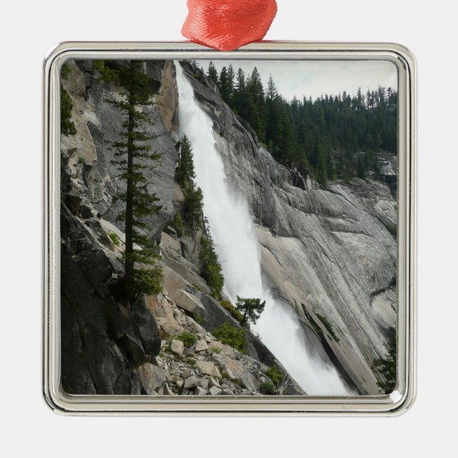 Nevada Falls at Yosemite National Park Metal Ornament (Front)