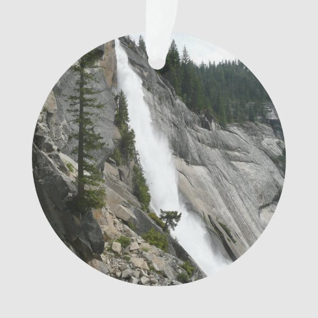 Nevada Falls at Yosemite National Park Ornament (Front)