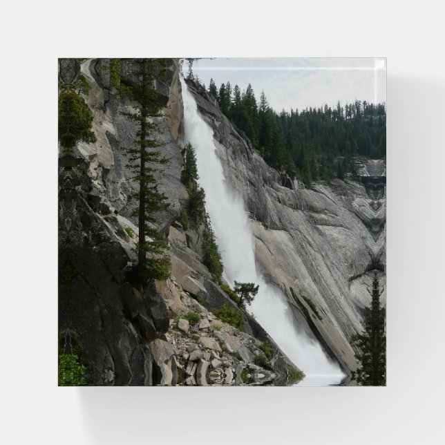 Nevada Falls at Yosemite National Park Paperweight (Front)