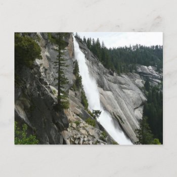 Nevada Falls At Yosemite National Park Postcard by mlewallpapers at Zazzle