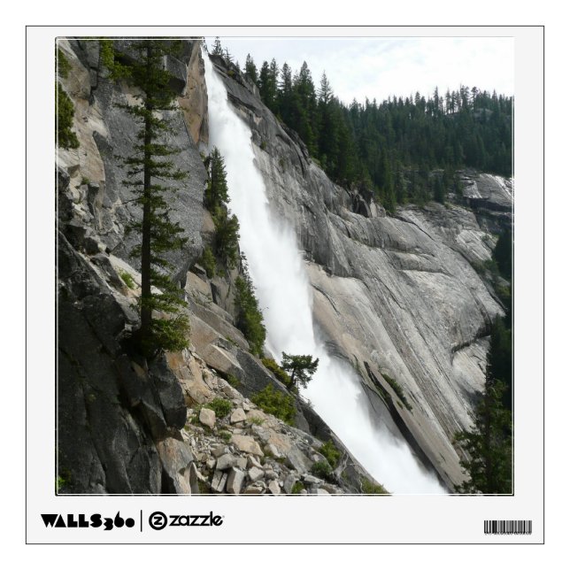 Nevada Falls at Yosemite National Park Wall Sticker (Front)