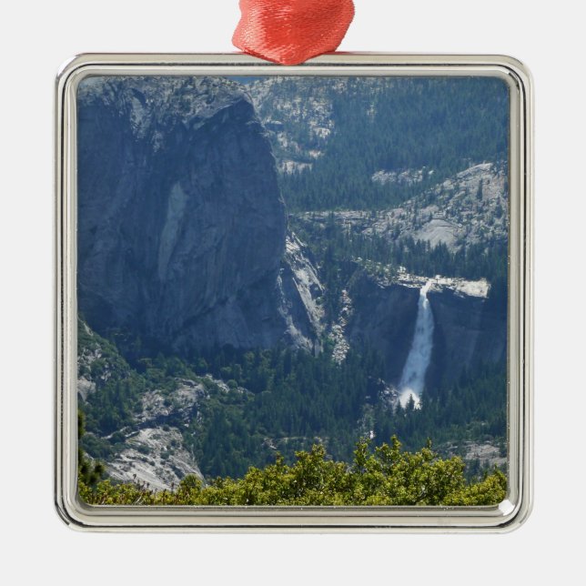 Nevada Falls from the Panorama Trail Metal Ornament (Front)