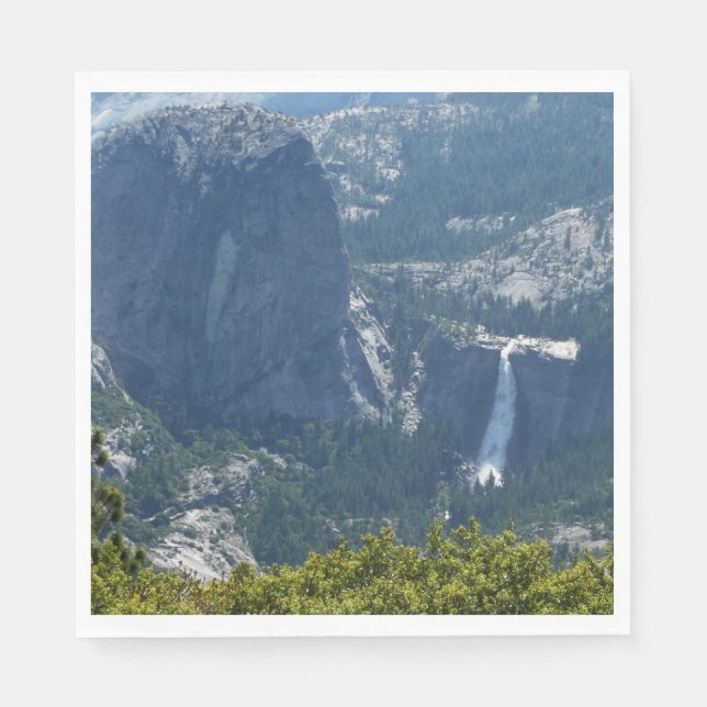 Nevada Falls from the Panorama Trail Paper Napkins (Front)