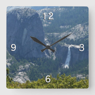 Nevada Falls from the Panorama Trail Square Wall Clock