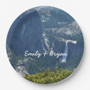 Nevada Falls from the Panorama Trail Yosemite Paper Plates
