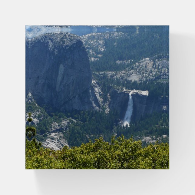 Nevada Falls from the Panorama Trail Yosemite Paperweight (Front)